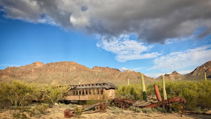 Old Tucson old train